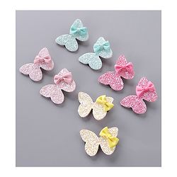 Babyhug Bow & Butterfly Hair Clips Pack of 8 - Multicolor