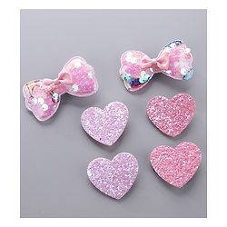 Babyhug Hair Clips Pack of 6 - Pink