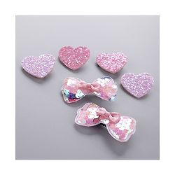Babyhug Hair Clips Pack of 6 - Pink