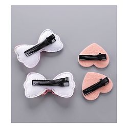 Babyhug Hair Clips Pack of 6 - Pink