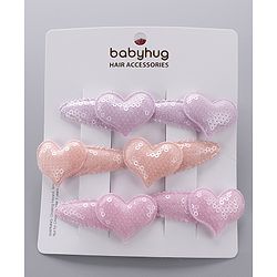 Babyhug Snap Clips Pack of 6 - Multicolor