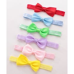 Babyhug Headbands Pack Of 6 - Multicolor