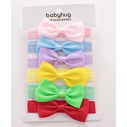 Babyhug Headbands Pack Of 6 - Multicolor