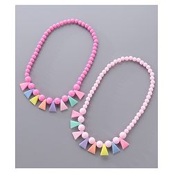 Babyhug Necklace & Bracelet Set Pack Of 4 - Pink