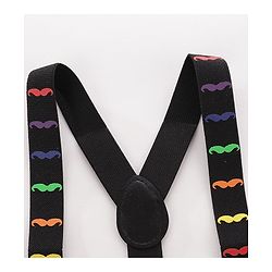 Babyhug Bow and Suspender Set - Black