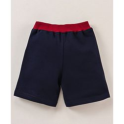 Babyhug Knee Length Shorts Text Print- Grey