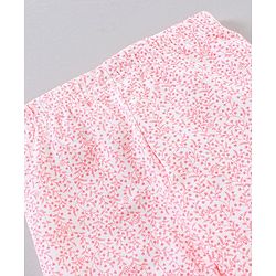 Babyhug Full Sleeves Leggins Floral Print - Pink
