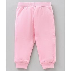 Babyhug Full Length Lounge Pants Floral Print Pack of 3 - Pink Blue