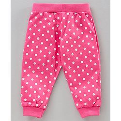 Babyhug Full Length Lounge Pants Floral Print Pack of 3 - Pink Blue