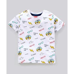 Babyhug Half Sleeves T-Shirts Multi Print Pack of 5 - Multicolor