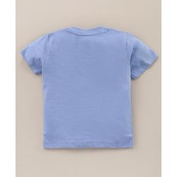 Babyhug Half Sleeves Cotton T-Shirts Multi-Print Pack of 3 - Blue White