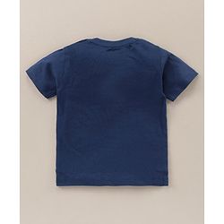 Babyhug Half Sleeves Cotton T-Shirts Multi-Print Pack of 3 - Blue White