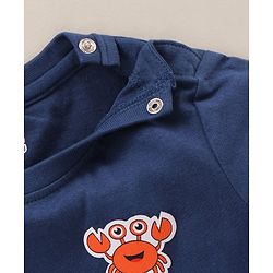 Babyhug Half Sleeves Cotton T-Shirts Multi-Print Pack of 3 - Blue White