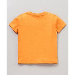 Babyhug Cotton Half Sleeves T Shirt Printed Pack of 3 - Blue Orange White