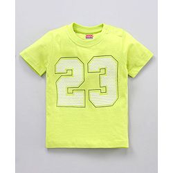Babyhug Half Sleeves Cotton Football Printed and Striped T-shirts Pack of 3 - Multicolour