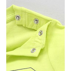 Babyhug Half Sleeves Cotton Football Printed and Striped T-shirts Pack of 3 - Multicolour