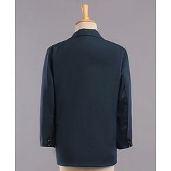 Babyhug Full Sleeves 3 Piece Party Suit - Light Navy Blue