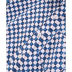 Babyhug Full Sleeves Shirt Digital Print - Blue