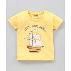 Babyhug Half Sleeves T-Shirts Multi Print Pack of 5 - Multicolor