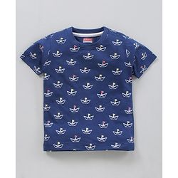 Babyhug Half Sleeves T-Shirts Multi Print Pack of 5 - Multicolor
