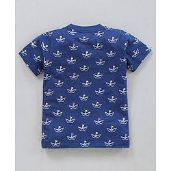 Babyhug Half Sleeves T-Shirts Multi Print Pack of 5 - Multicolor