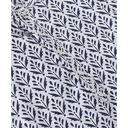 Babyhug Cotton Full Sleeves Kurta & Dhoti Set Ethnic Print - Navy Blue