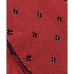 Babyhug Cotton Full Sleeves Kurta & Dhoti Set Ethnic Print - Red Blue