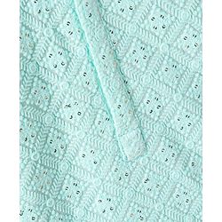 Babyhug Full Sleeves Cotton Solid Kurta Pyjama Set - Sea Green