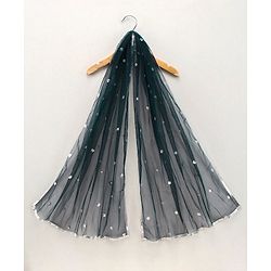 Babyhug Sleeveless Embroidered Choli & Flared Lehenga with Dupatta - Peach Navy