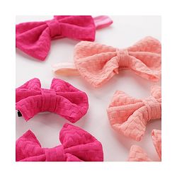 Babyhug Headbands & Hair Clips Pack of 6 - Pink & Peach