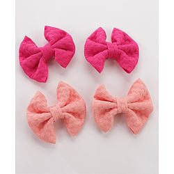 Babyhug Headbands & Hair Clips Pack of 6 - Pink & Peach