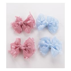 Babyhug Headbands Pack of 6 - Pink&Sky Blue