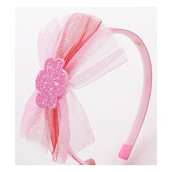 Babyhug Hair Band & Headband With Hair Clips - Pink
