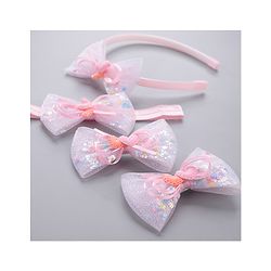 Babyhug Hair Accessories Combo Set - Pink