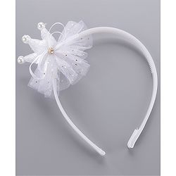 Babyhug Hair Bands Pack of 2 - Peach & White