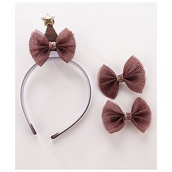Babyhug Hair Accessories Combo Sets - Brown