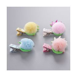 Babyhug Hair Clips Pack of 4 - Multicolor