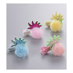 Babyhug Hair Clips Pack of 4 - Multicolor