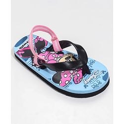 Cute Walk by Babyhug Slip-On Flip-Flops Disney Printed - Sky Blue