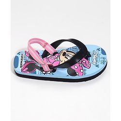 Cute Walk by Babyhug Slip-On Flip-Flops Disney Printed - Sky Blue
