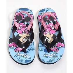 Cute Walk by Babyhug Slip-On Flip-Flops Disney Printed - Sky Blue