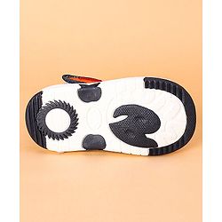Cute Walk by Babyhug Open Toe Sandals with Velcro Closure Football Patch - Denim Blue