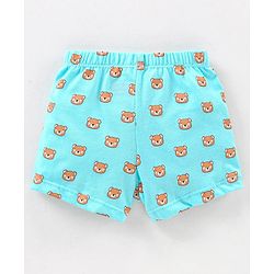 Babyhug 100% Cotton Striped & Star Printed Briefs Pack of 5 - Blue & Yellow