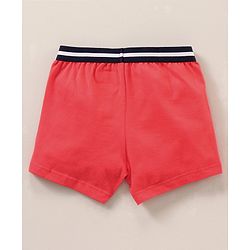 Babyhug 100 % Cotton Dino Print & Striped Briefs Pack Of 3 - Red & White