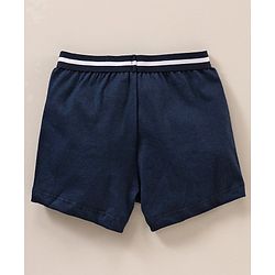 Babyhug 100% Cotton Striped Briefs Space Print Pack of 3 - White Navy