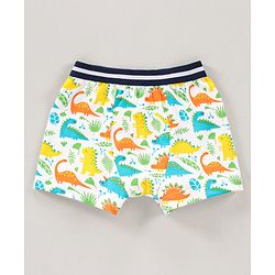 Babyhug  100 % Cotton Briefs Pack of 3 Dino Print - Multicolor