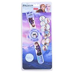Babyhug Disney Elsa & Anna Digital Projector Watch - Blue