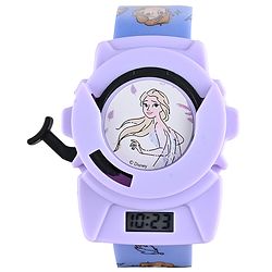 Babyhug Disney Frozen Release Disc Watch - Blue Purple