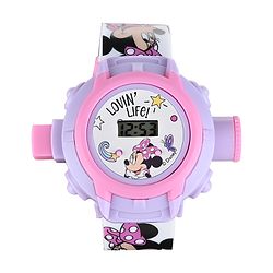 Babyhug Minnie Digital Projector Watch - Purple Pink