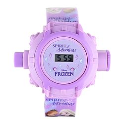 Babyhug Disney Frozen Digital Projector Watch - Purple